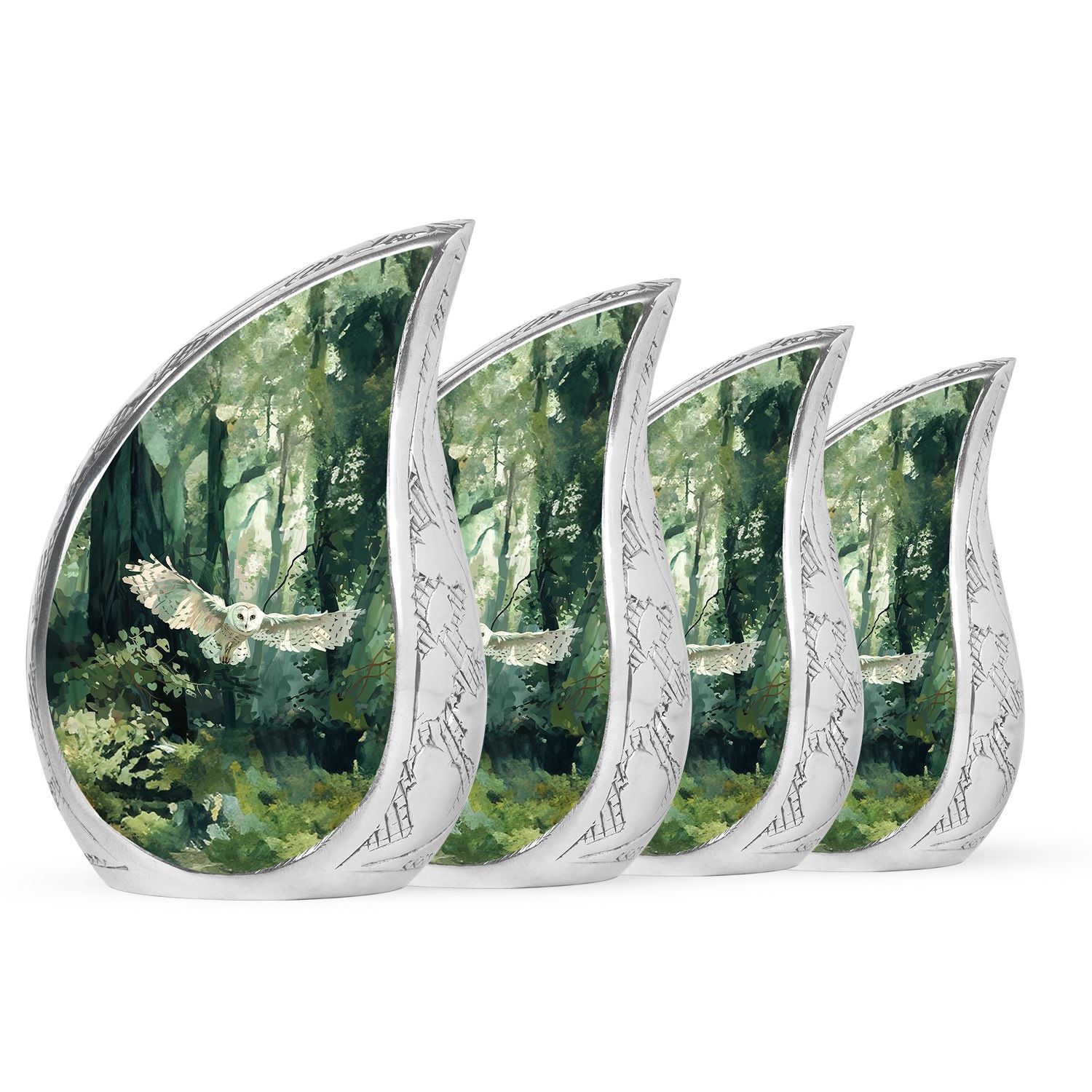 Owl Theme 3 Inch Keepsake Pack of 4