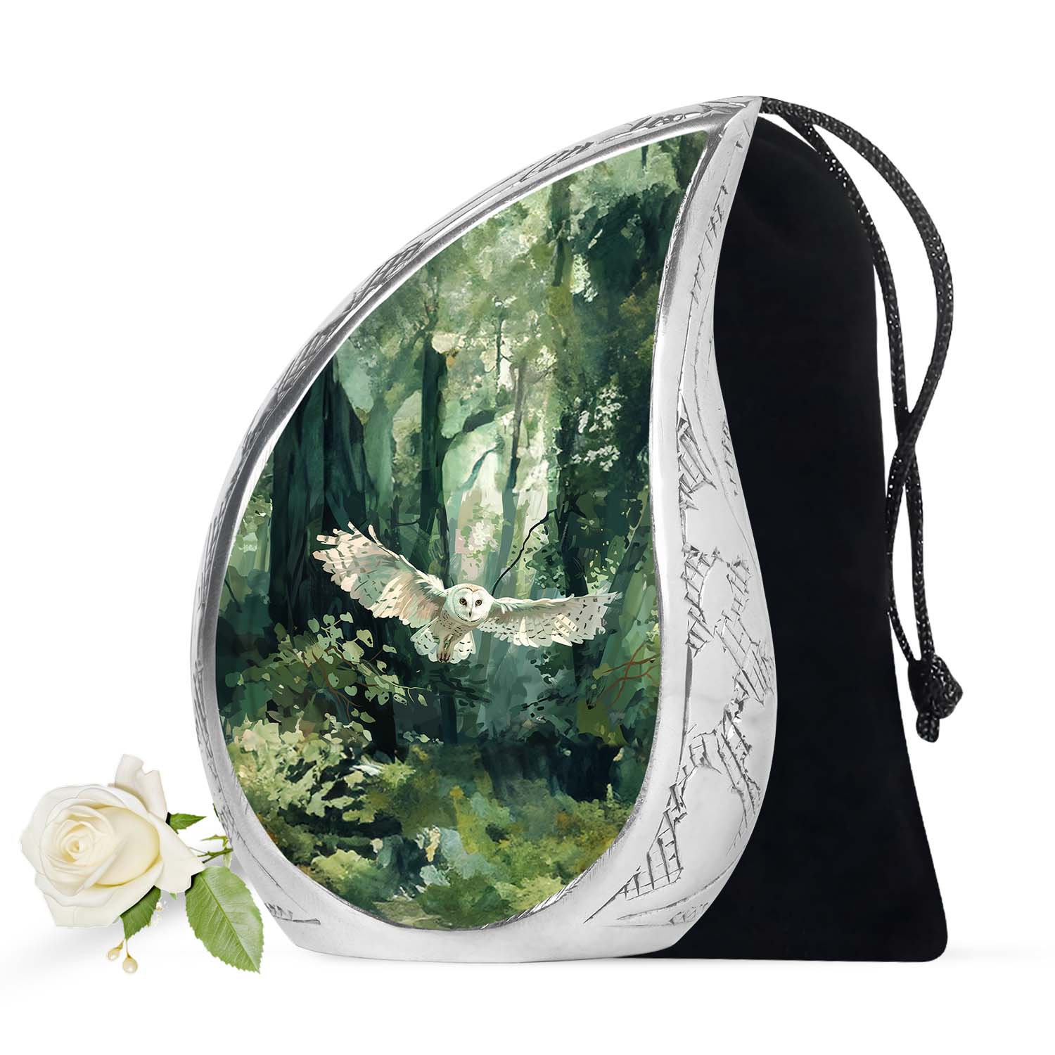 Owl Theme Large Urn 10 Inch