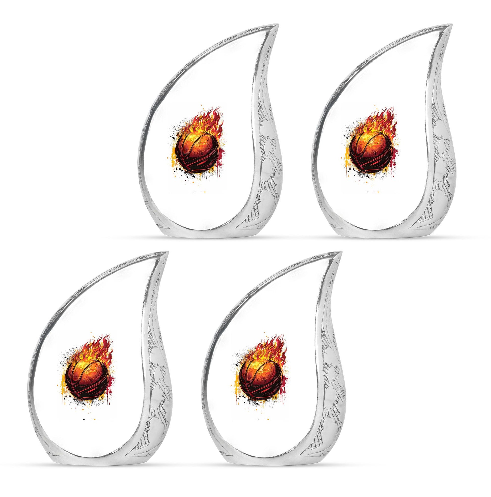 Basketball Theme 3 Inch Keepsake Pack of 4