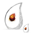 Basketball Theme Large Urn With 1 Keepsake Urn
