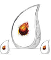Basketball Theme Large Urn With 2 Keepsake Urn