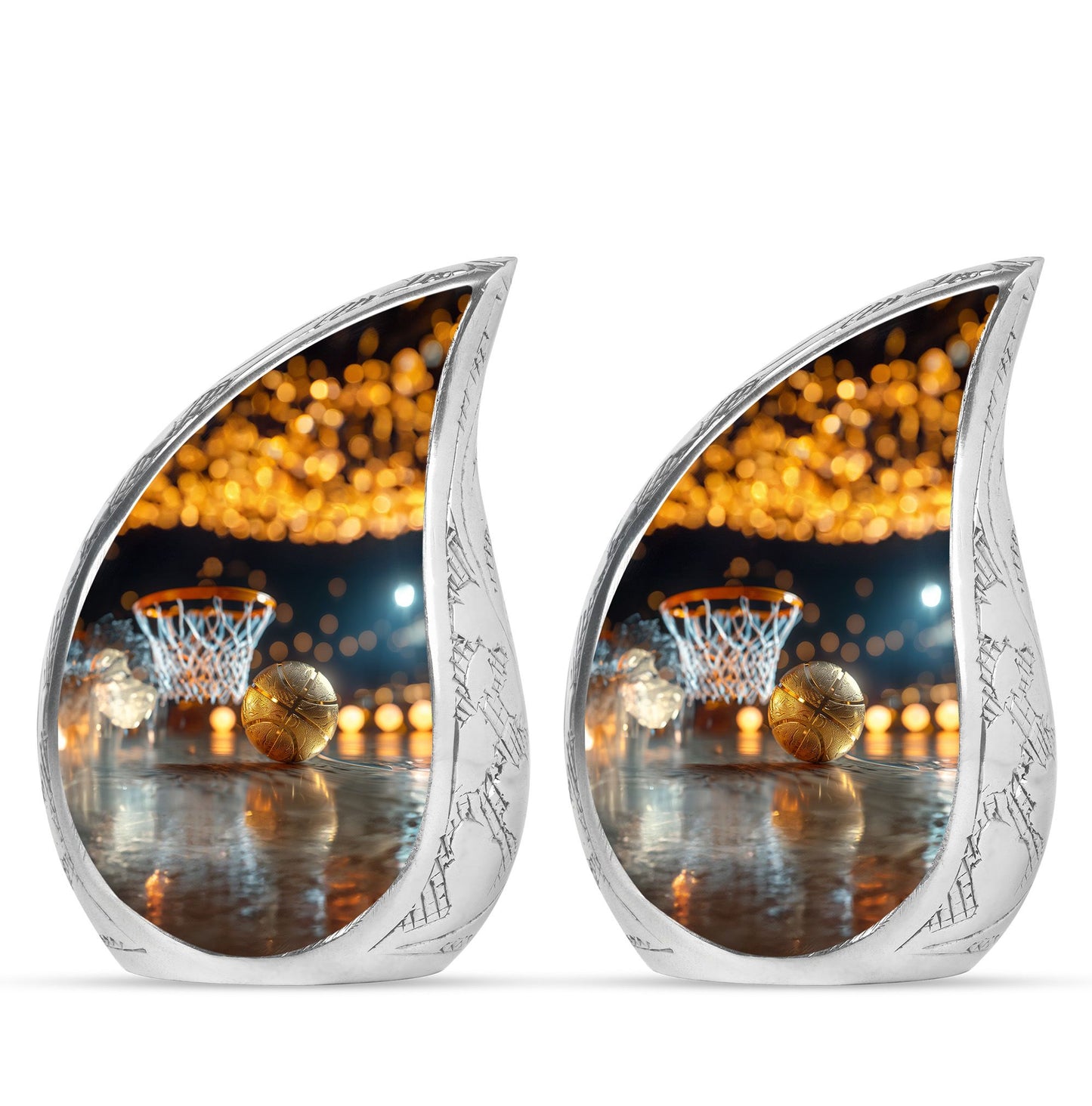 Basketball Theme 3 Inch Keepsake Pack of 2