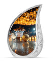 Basketball Theme Large Urn 10 Inch