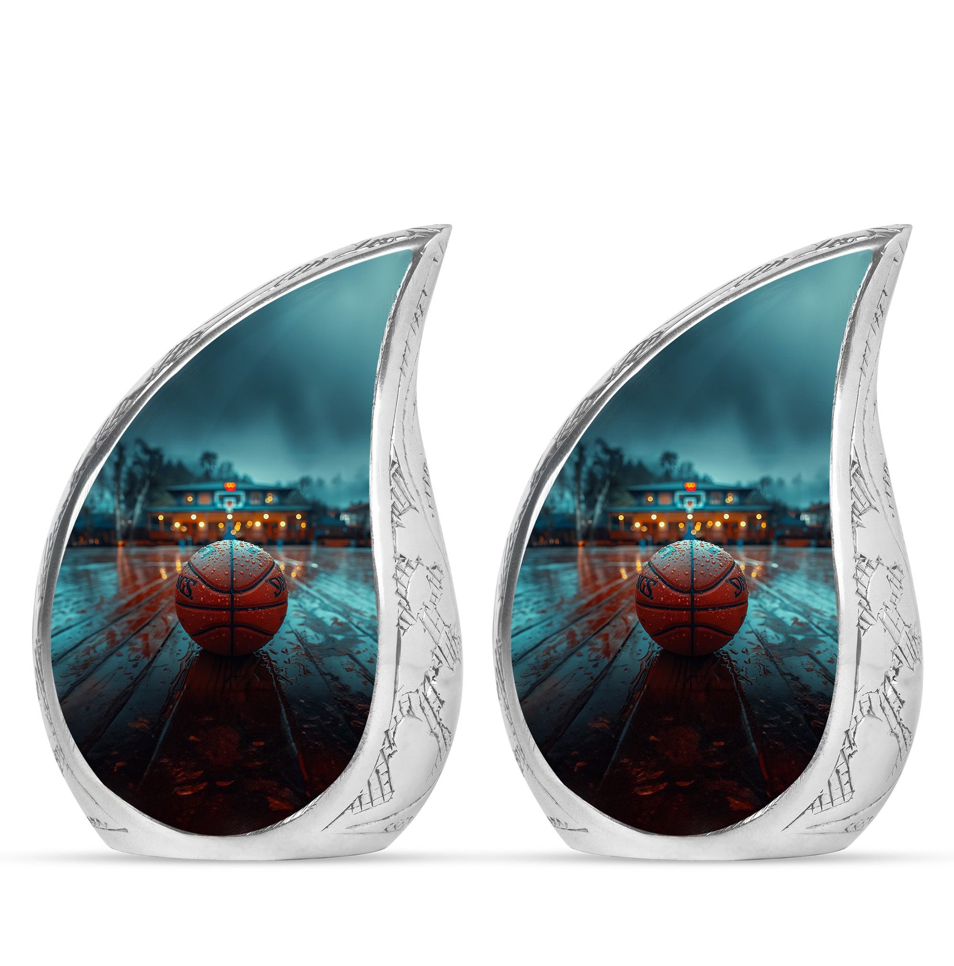 Basketball Theme 3 Inch Keepsake Pack of 2