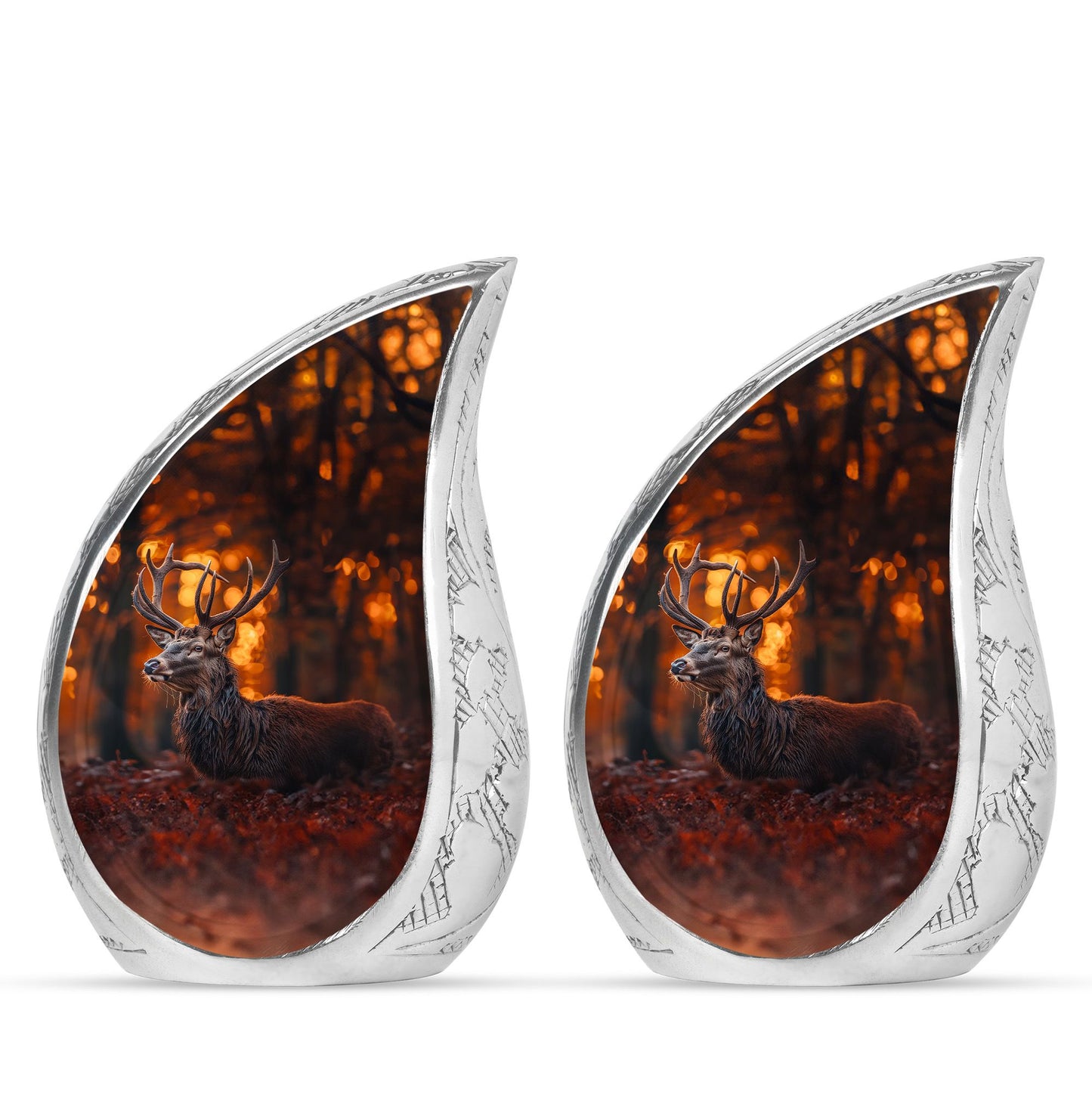Deer Theme 3 Inch Keepsake Pack of 2