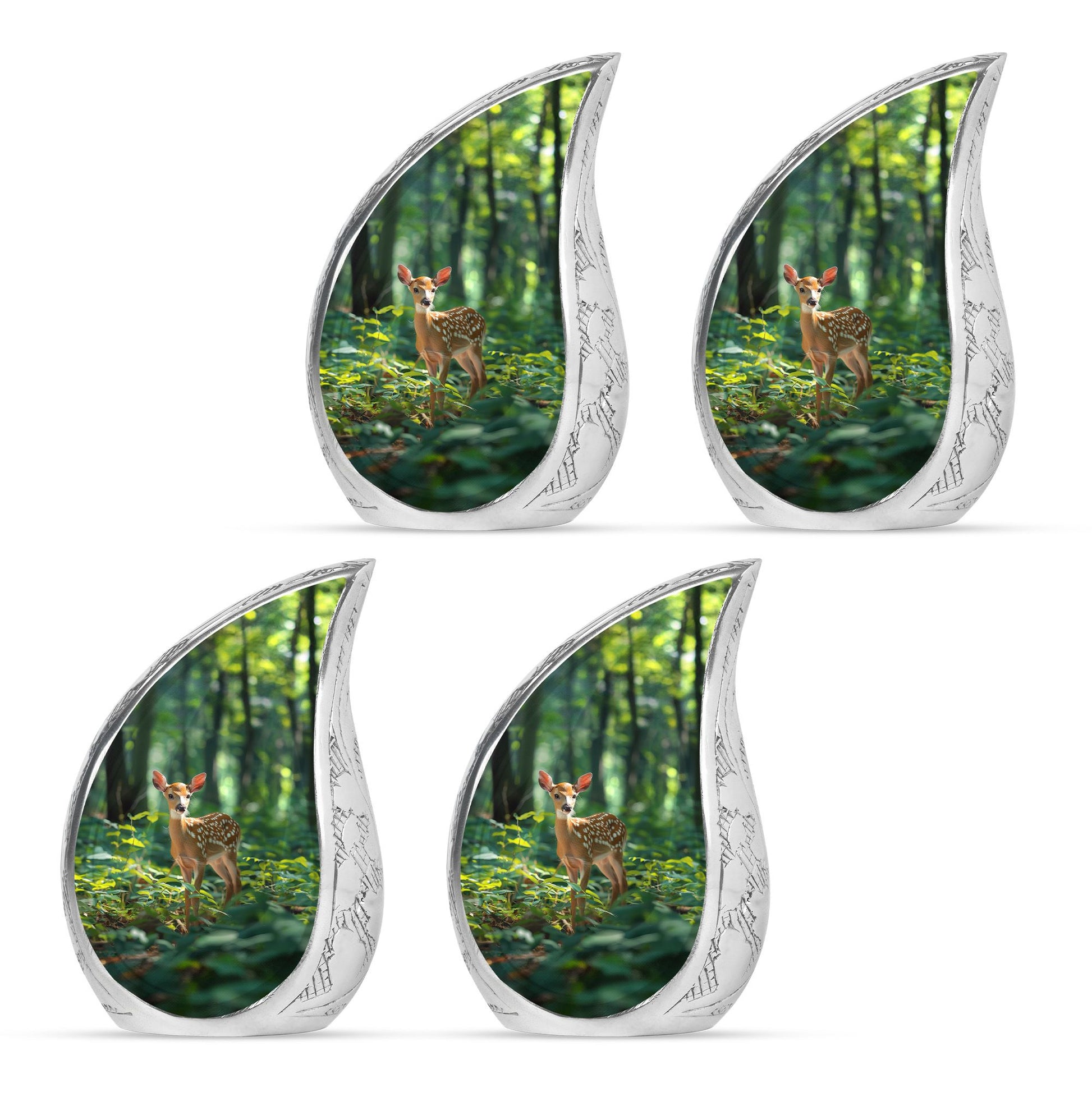 Deer Theme 3 Inch Keepsake Pack of 4