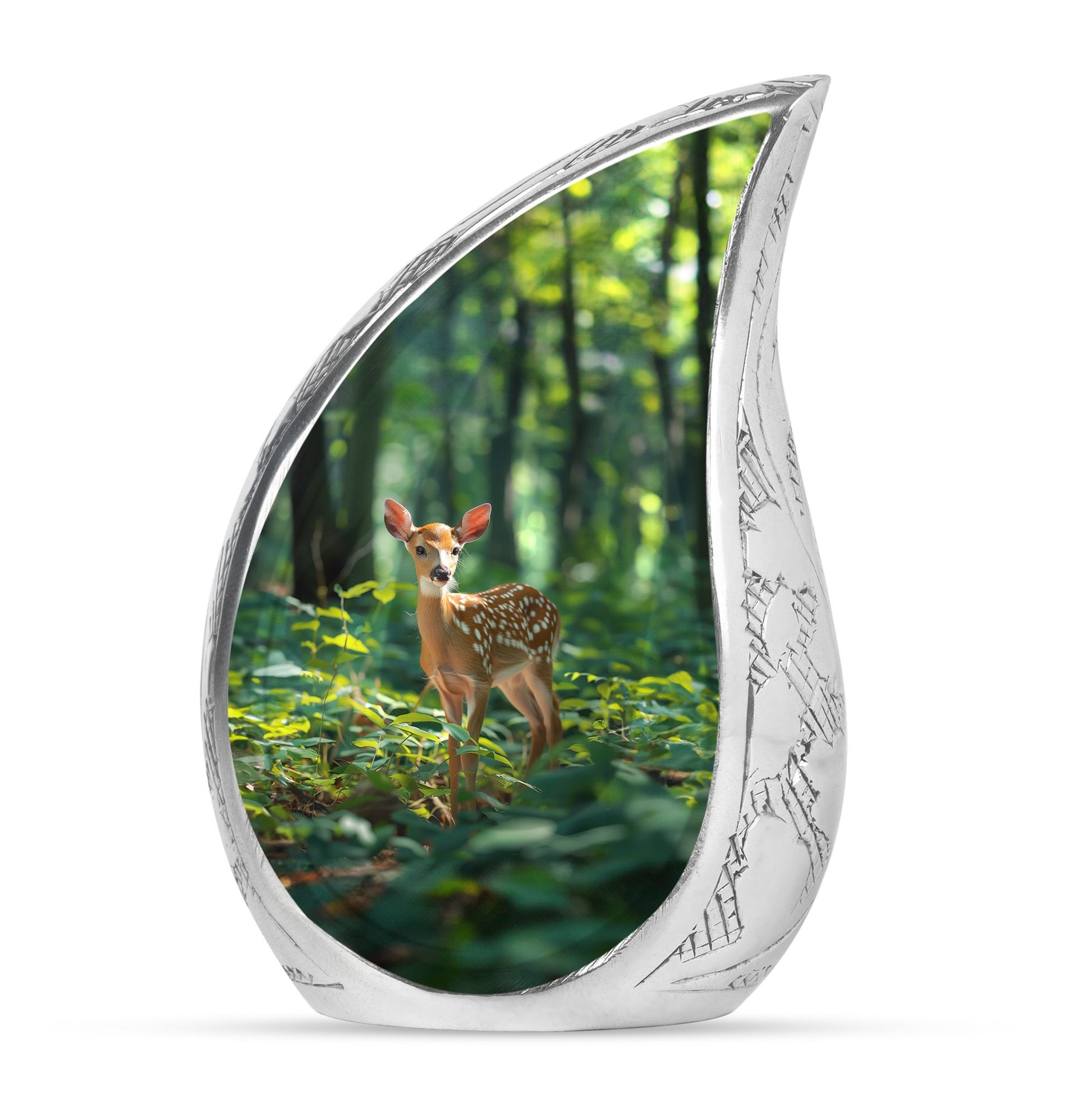 Deer Theme Large Urn 10 Inch