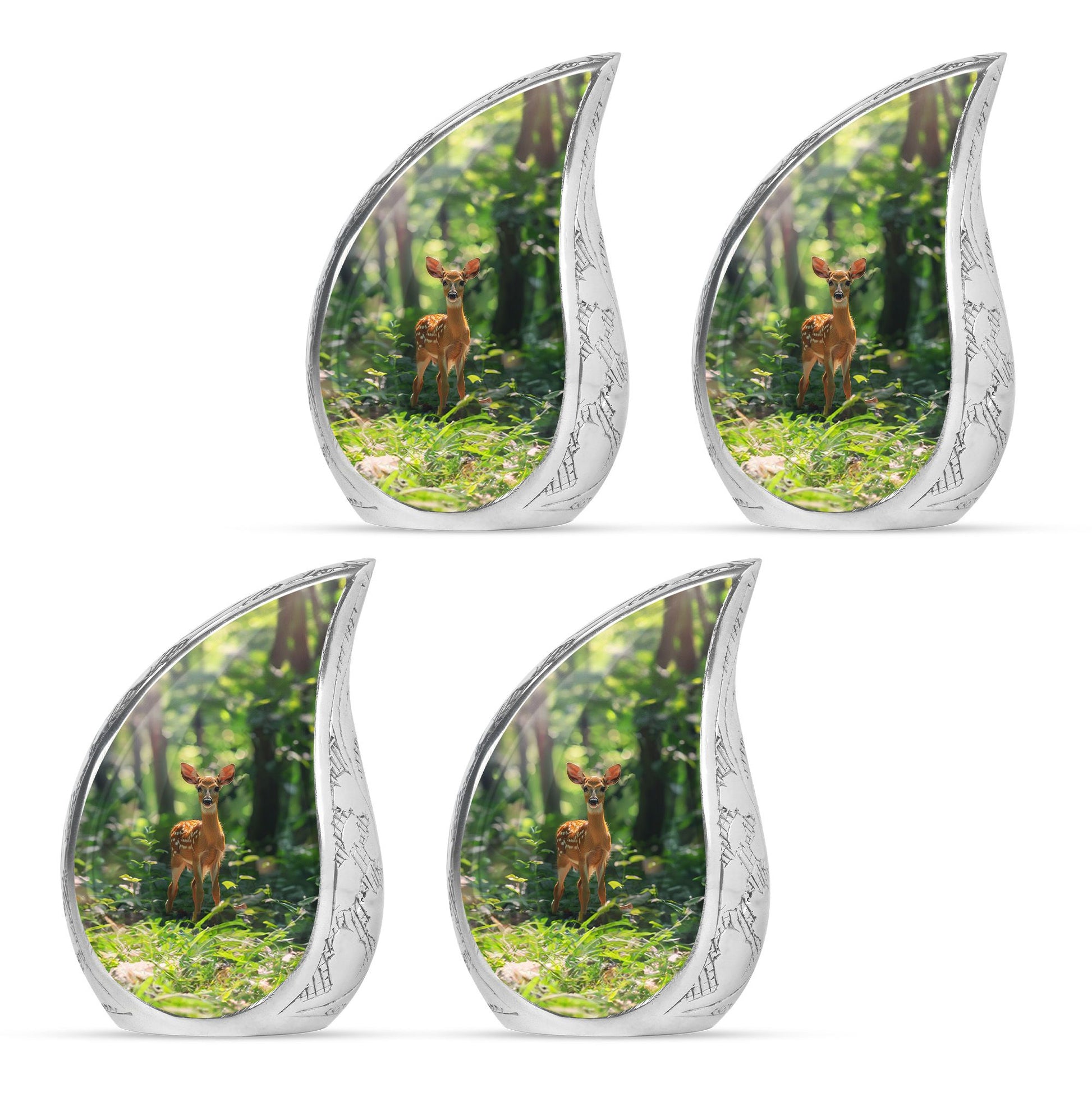 Deer Theme 3 Inch Keepsake Pack of 4