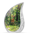 Deer Theme Large Urn 10 Inch