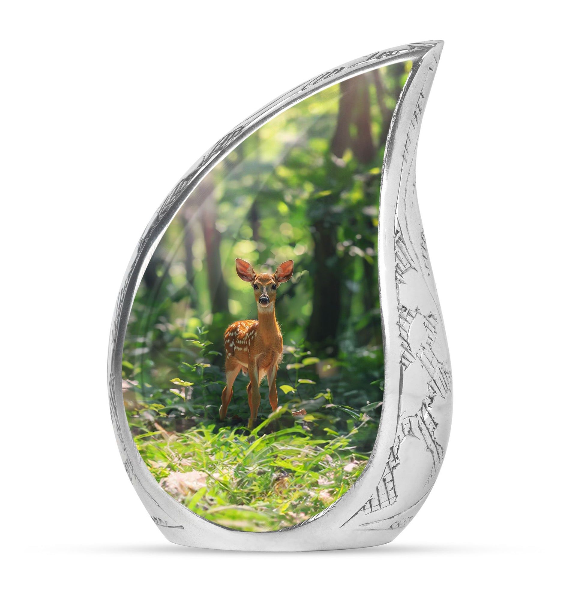Deer Theme Large Urn 10 Inch
