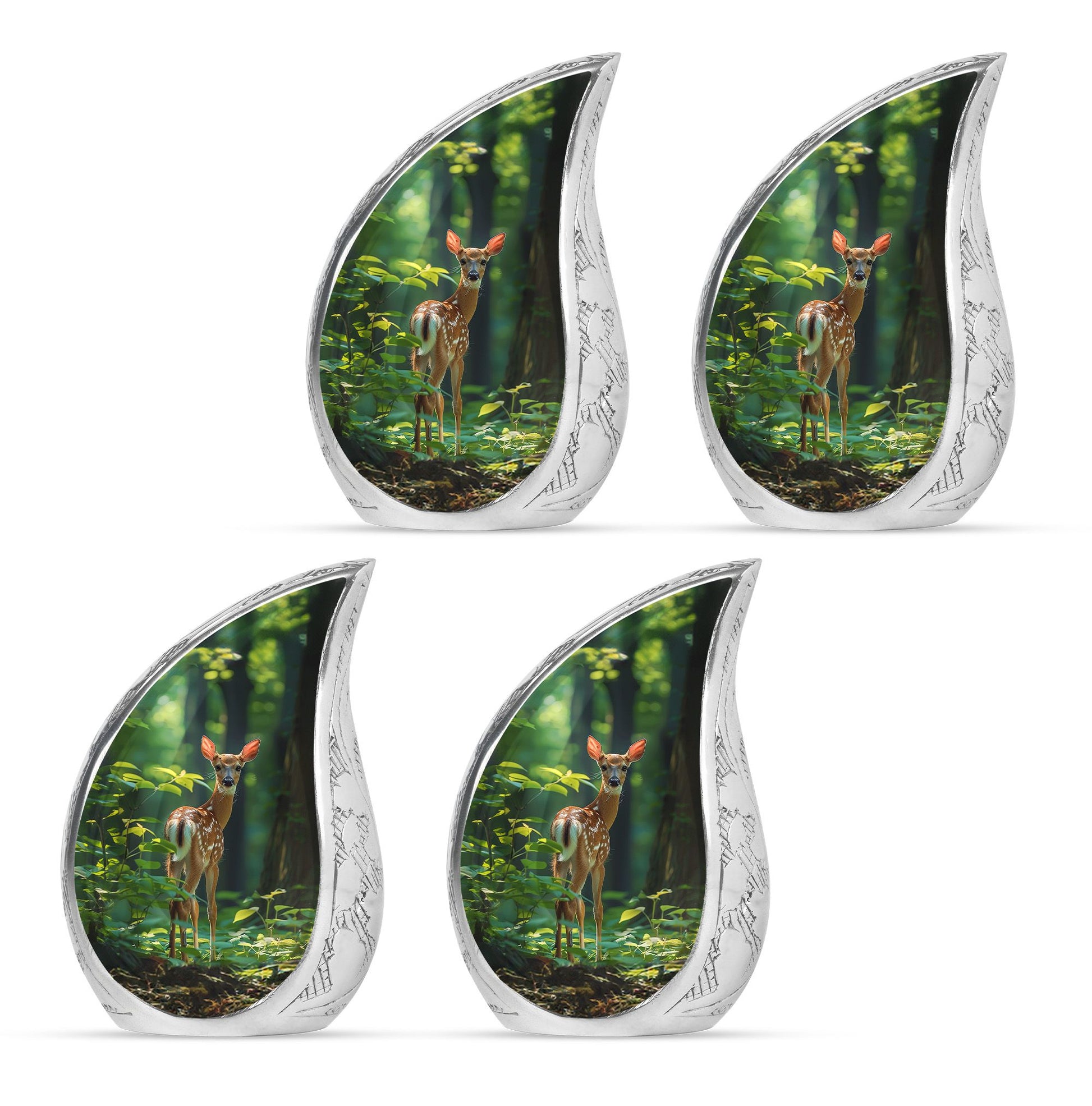 Deer Theme 3 Inch Keepsake Pack of 4