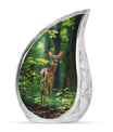 Deer Theme Large Urn 10 Inch