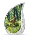 Deer Theme Large Urn 10 Inch