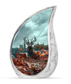 Deer Theme Large Urn 10 Inch