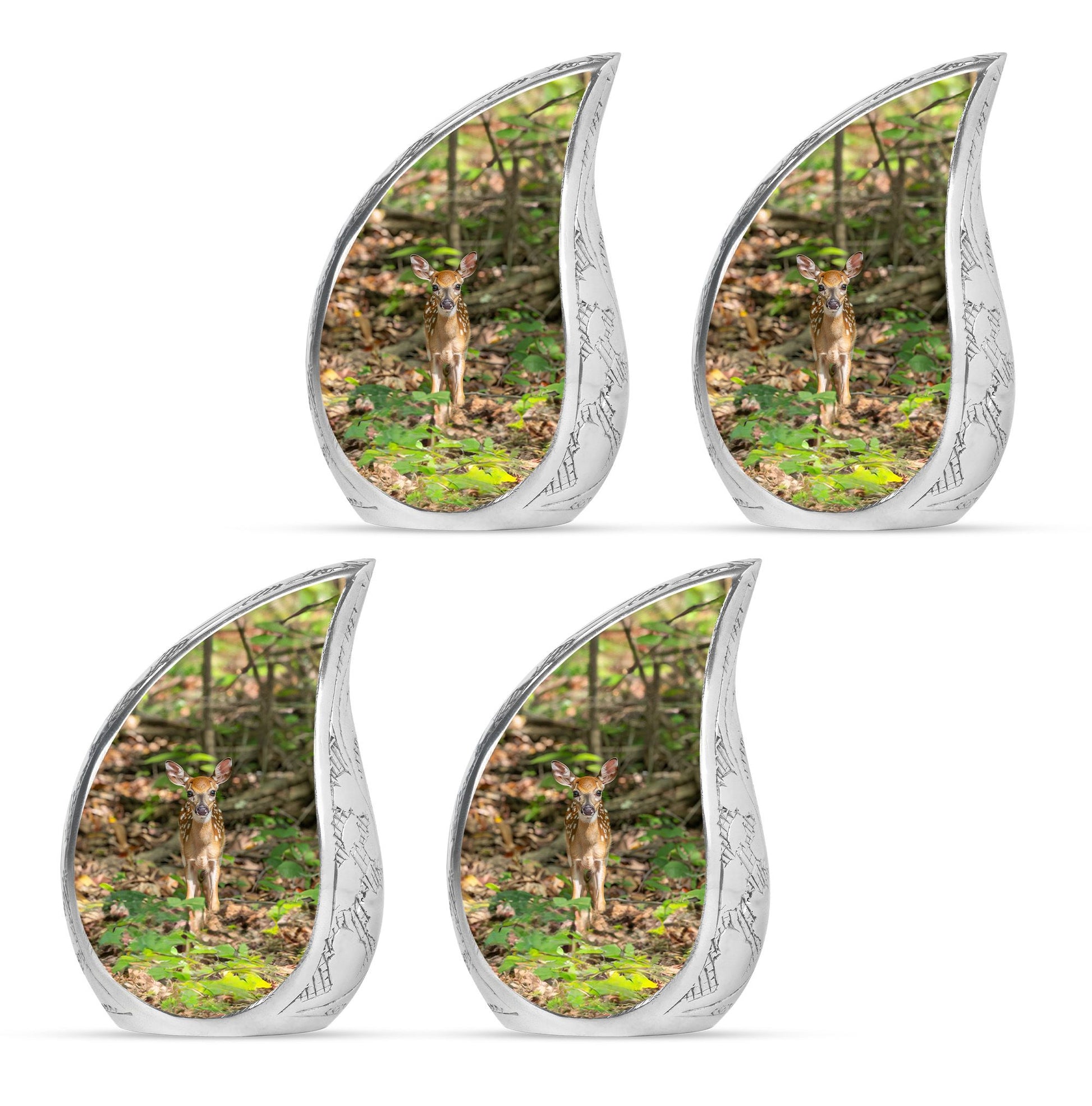 Deer Theme 3 Inch Keepsake Pack of 4
