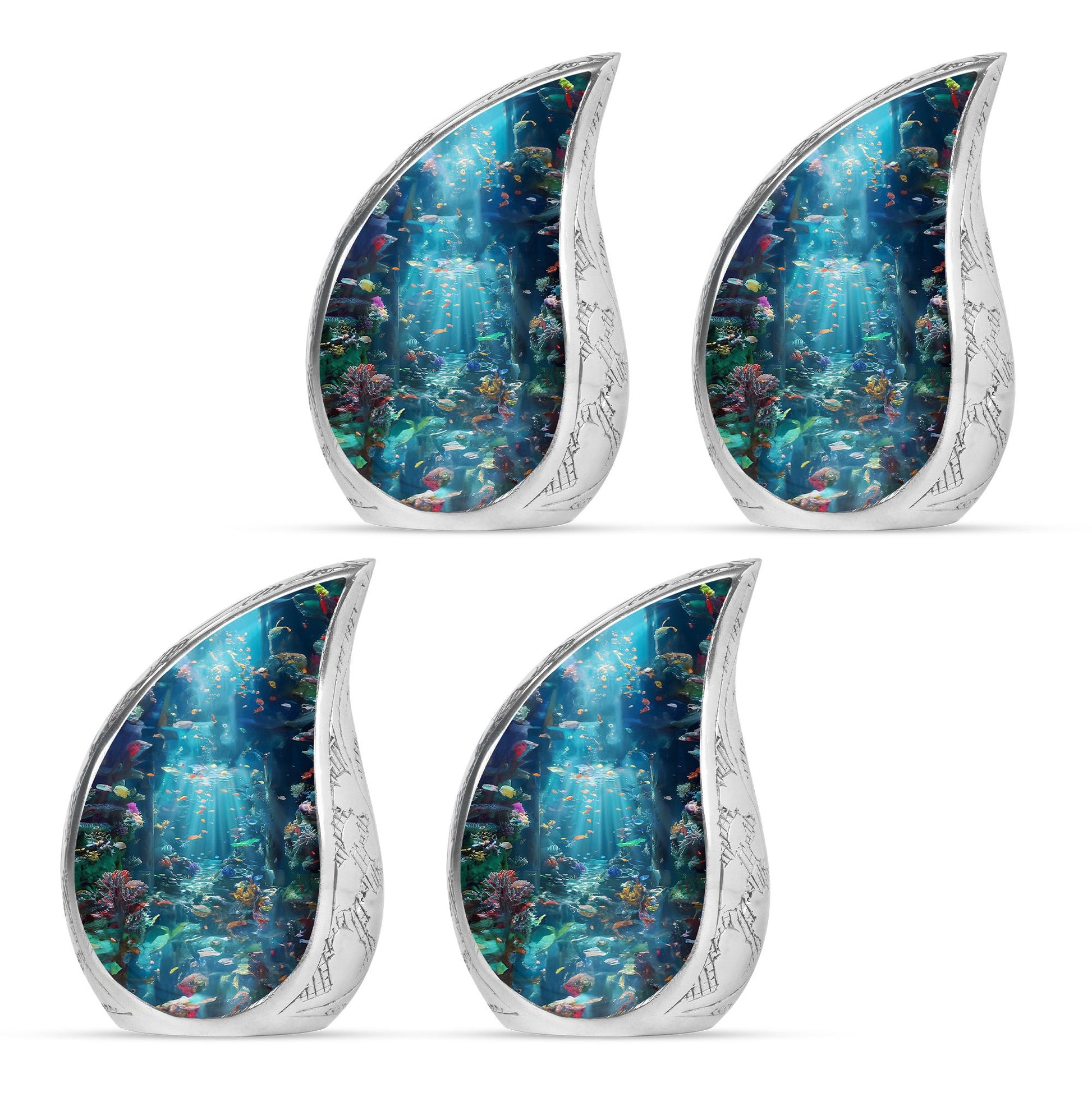 Fish Theme 3 Inch Keepsake Pack of 4