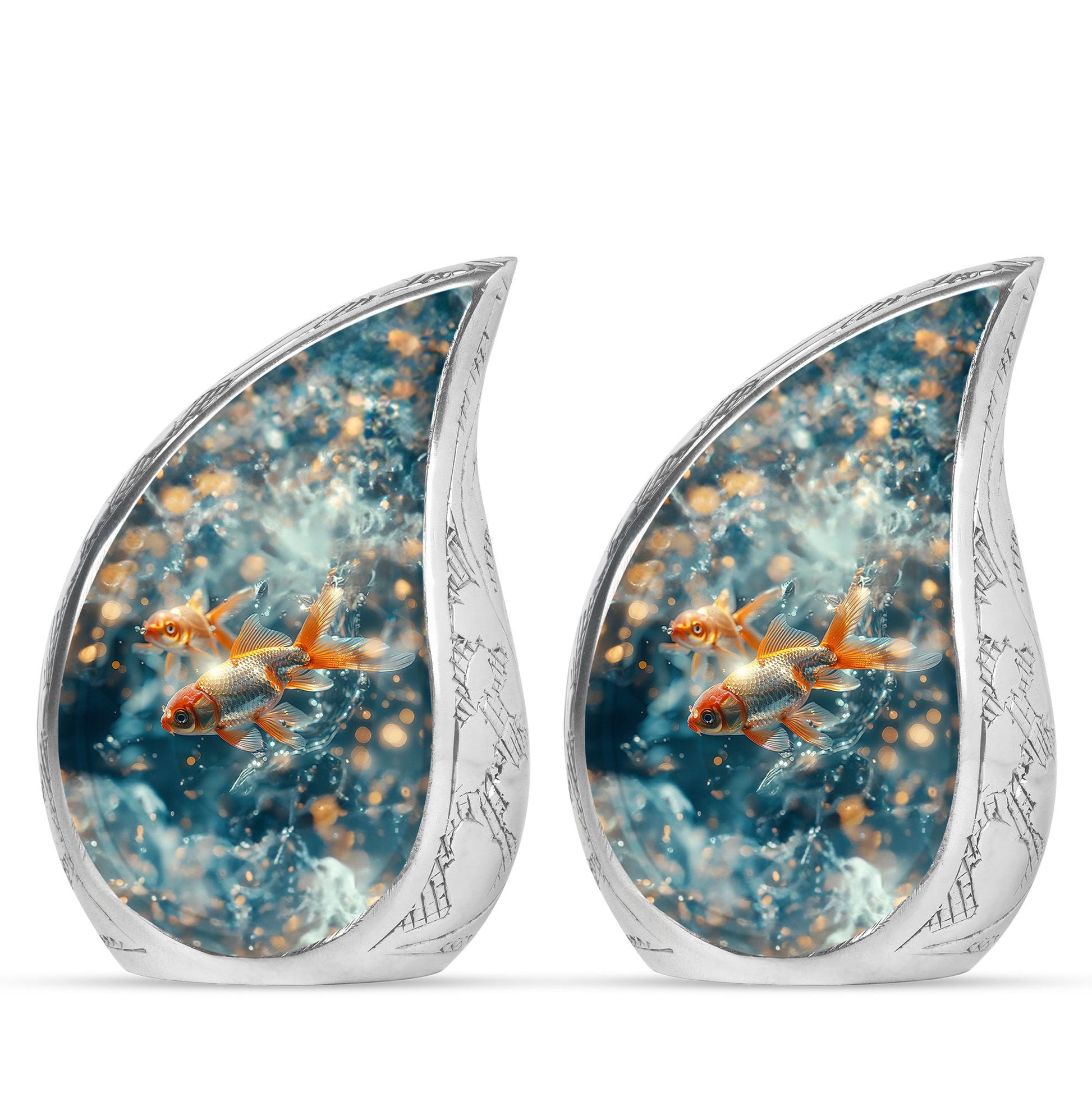 Fish Theme 3 Inch Keepsake Pack of 2