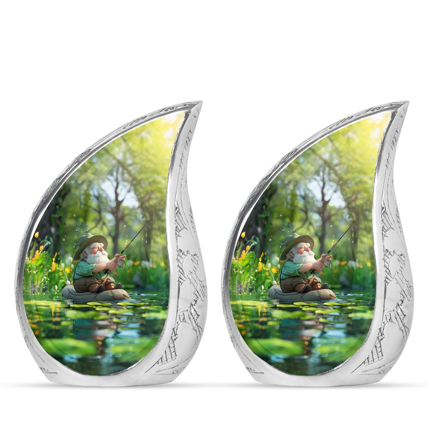 Fishing Theme 3 Inch Keepsake Pack of 2