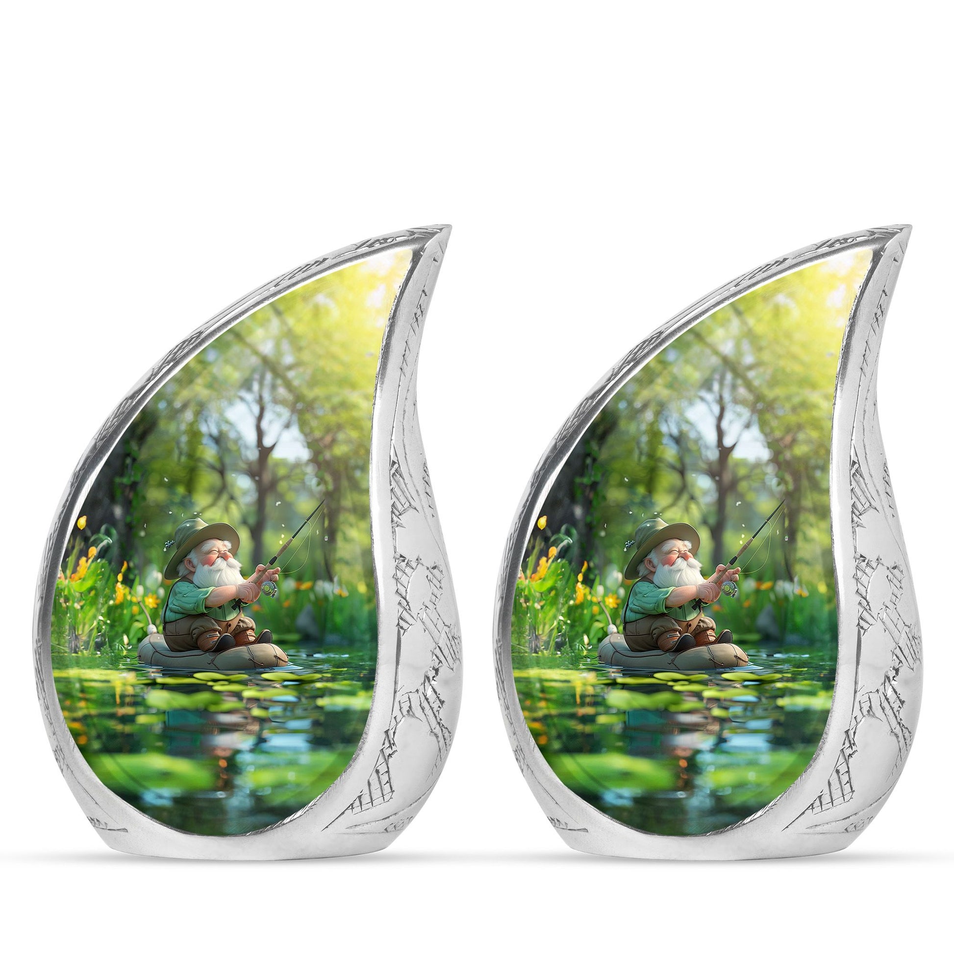 Fishing Theme 3 Inch Keepsake Pack of 2