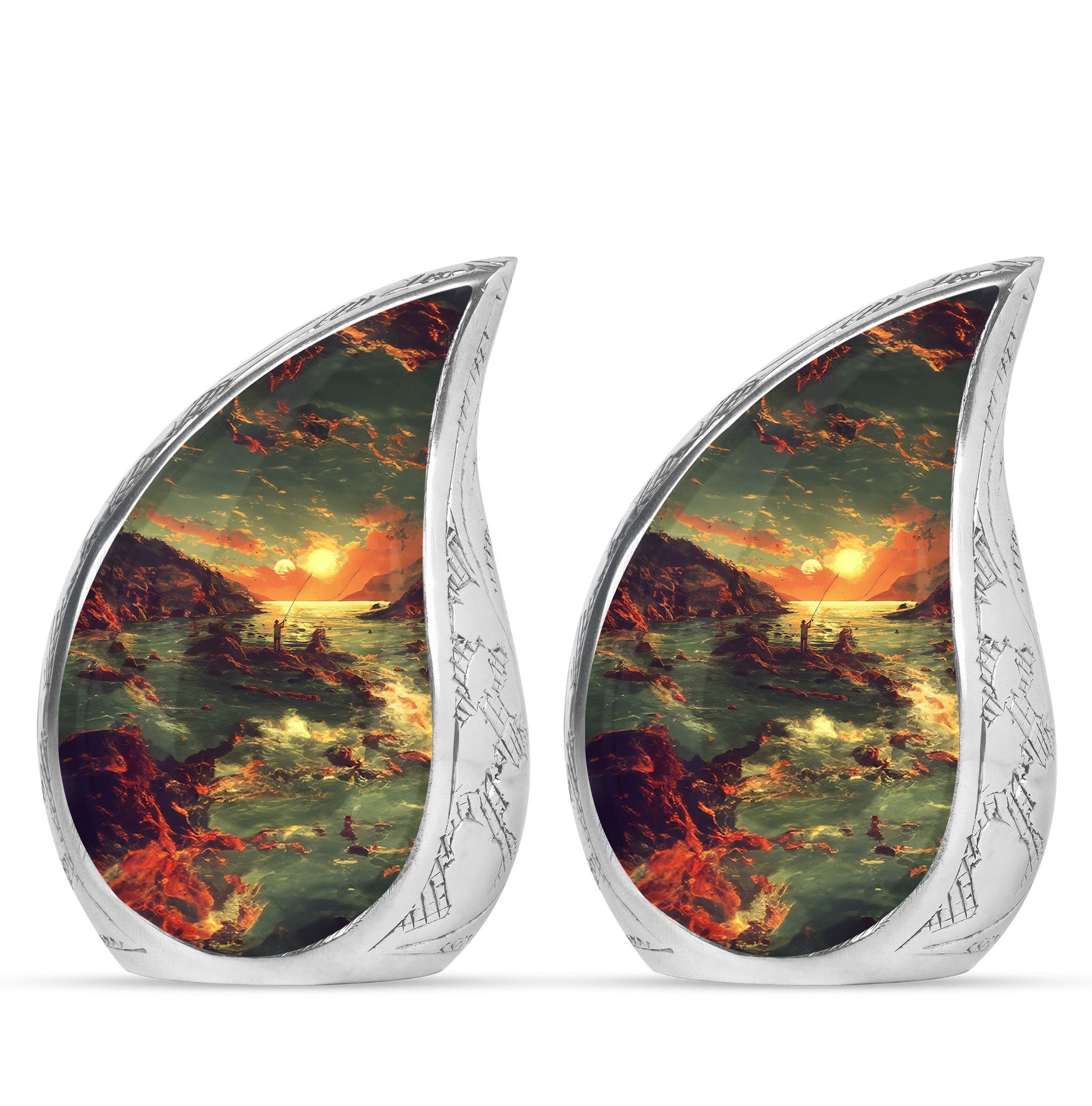 Fishing Theme 3 Inch Keepsake Pack of 2