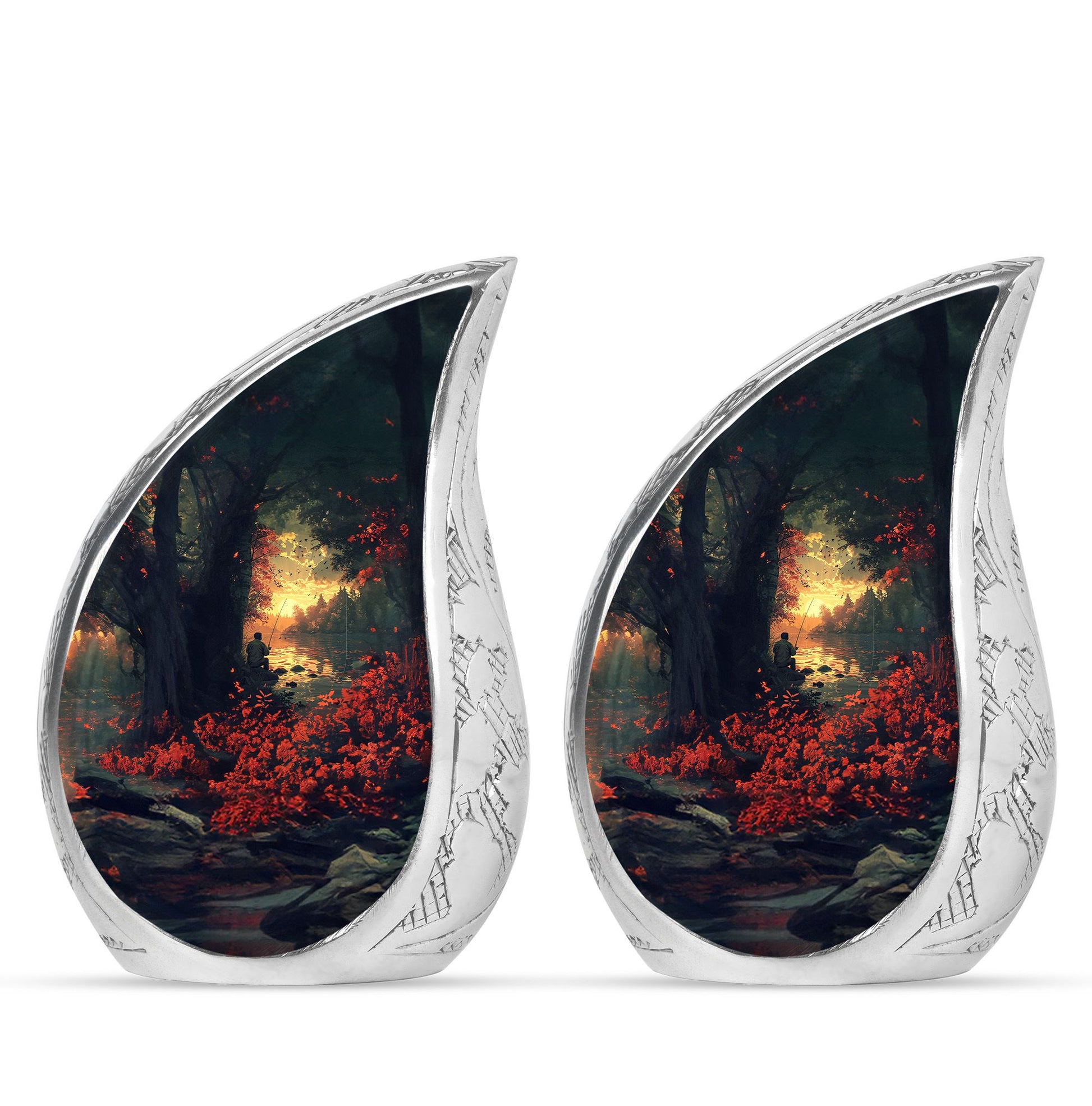 Fishing Theme 3 Inch Keepsake Pack of 2