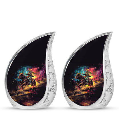 Cowboy Theme 3 Inch Keepsake Pack of 2