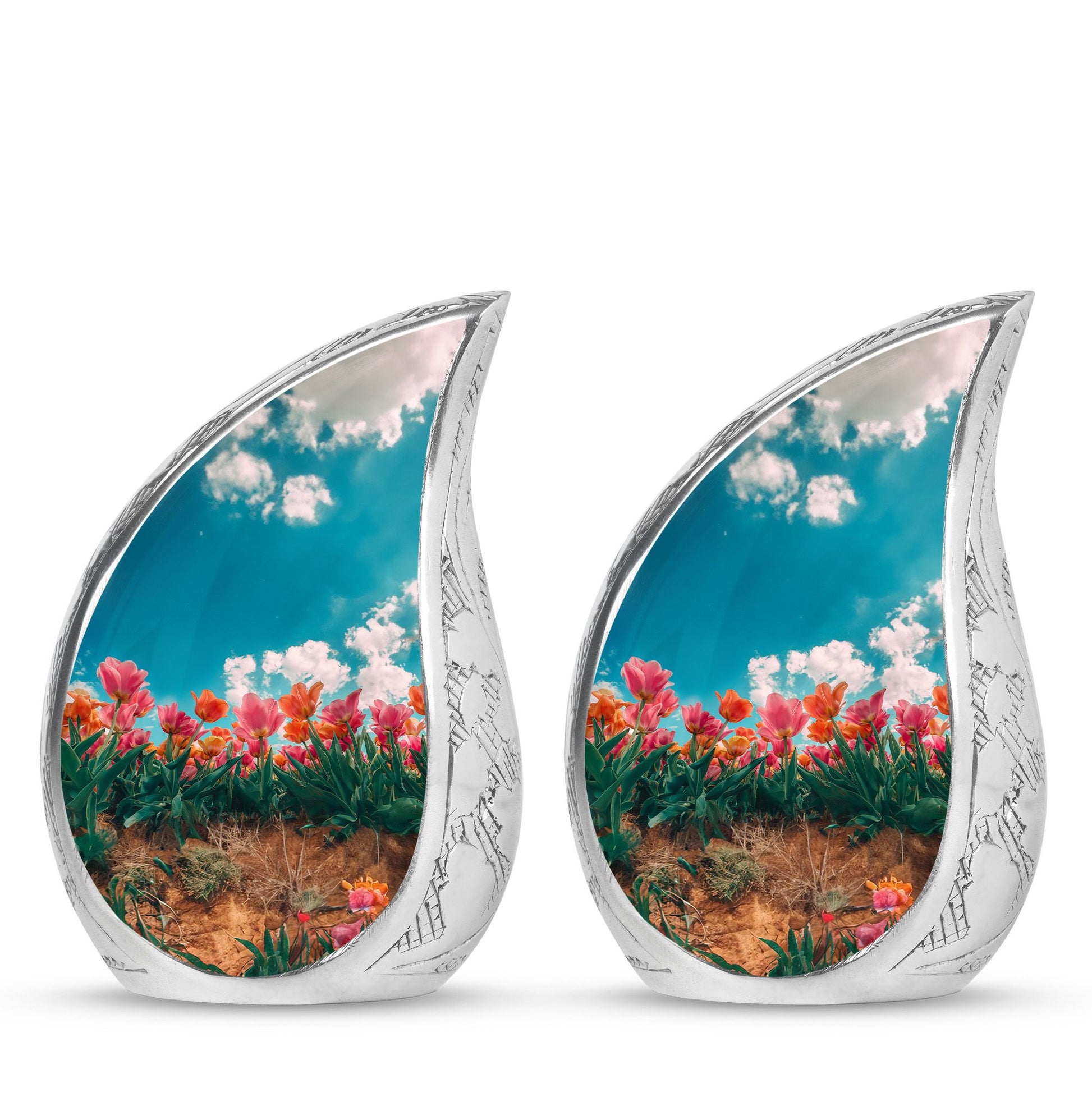 Tulip Theme 3 Inch Keepsake Pack of 2