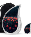 Tulip Theme Large Urn With 1 Keepsake Urn