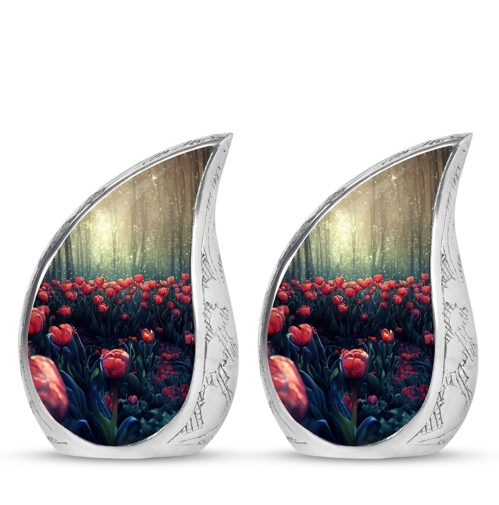 Tulip Theme 3 Inch Keepsake Pack of 2