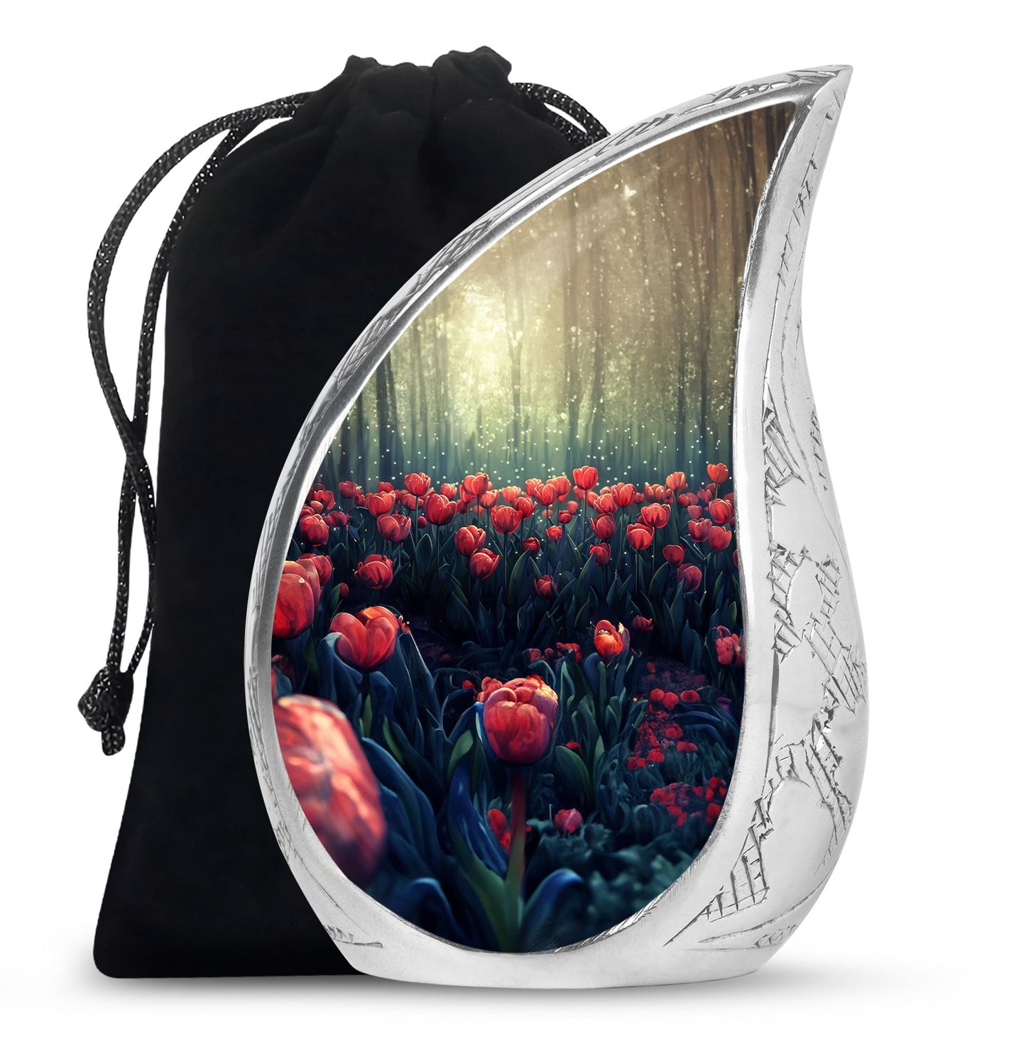 Tulip Theme Large Urn 10 Inch