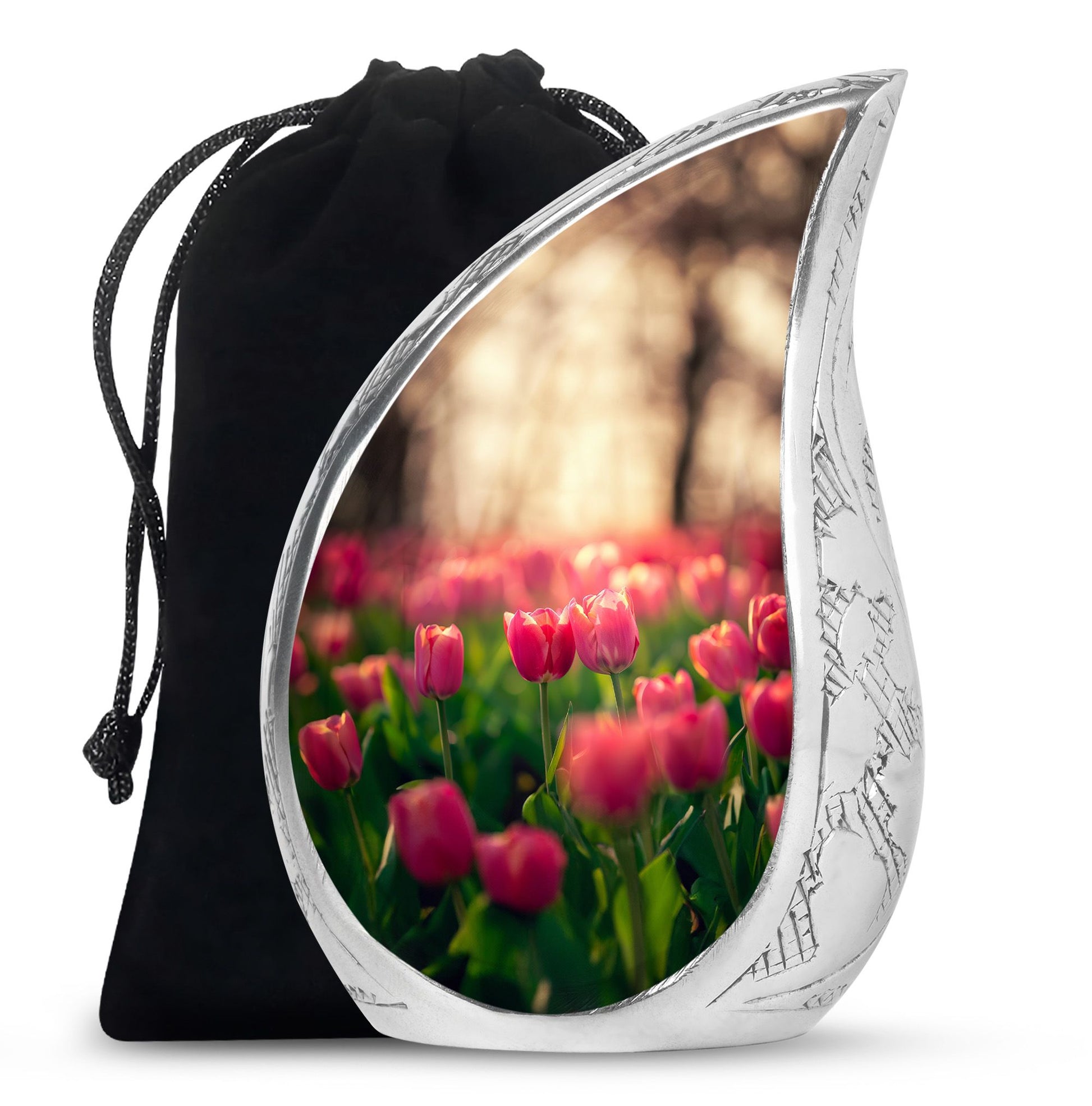 Tulip Theme Large Urn 10 Inch