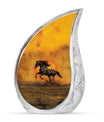 Horse Theme Large Urn 10 Inch