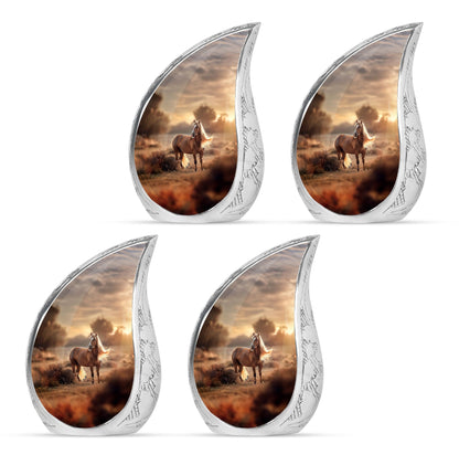 Horse Theme 3 Inch Keepsake Pack of 4