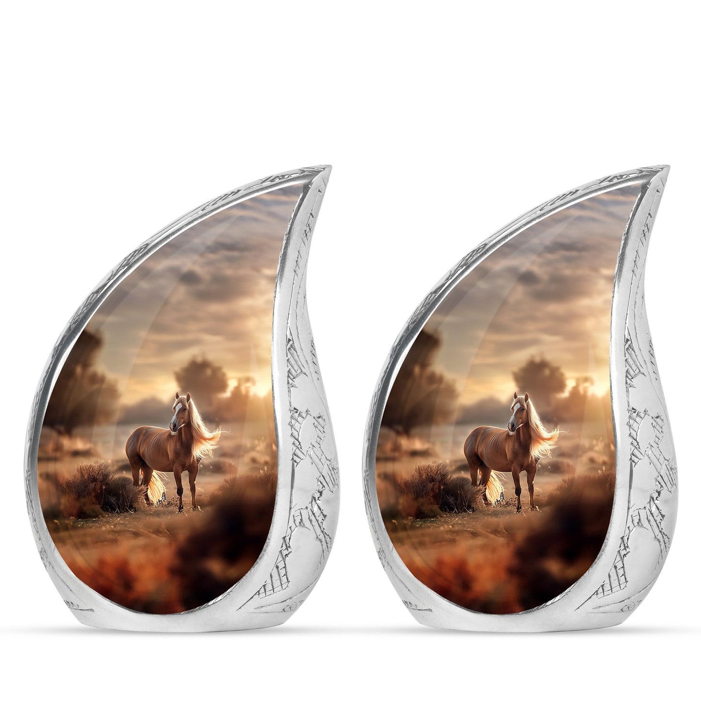Horse Theme 3 Inch Keepsake Pack of 2