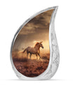 Horse Theme Large Urn 10 Inch
