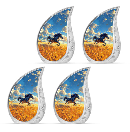 Horse Theme 3 Inch Keepsake Pack of 4