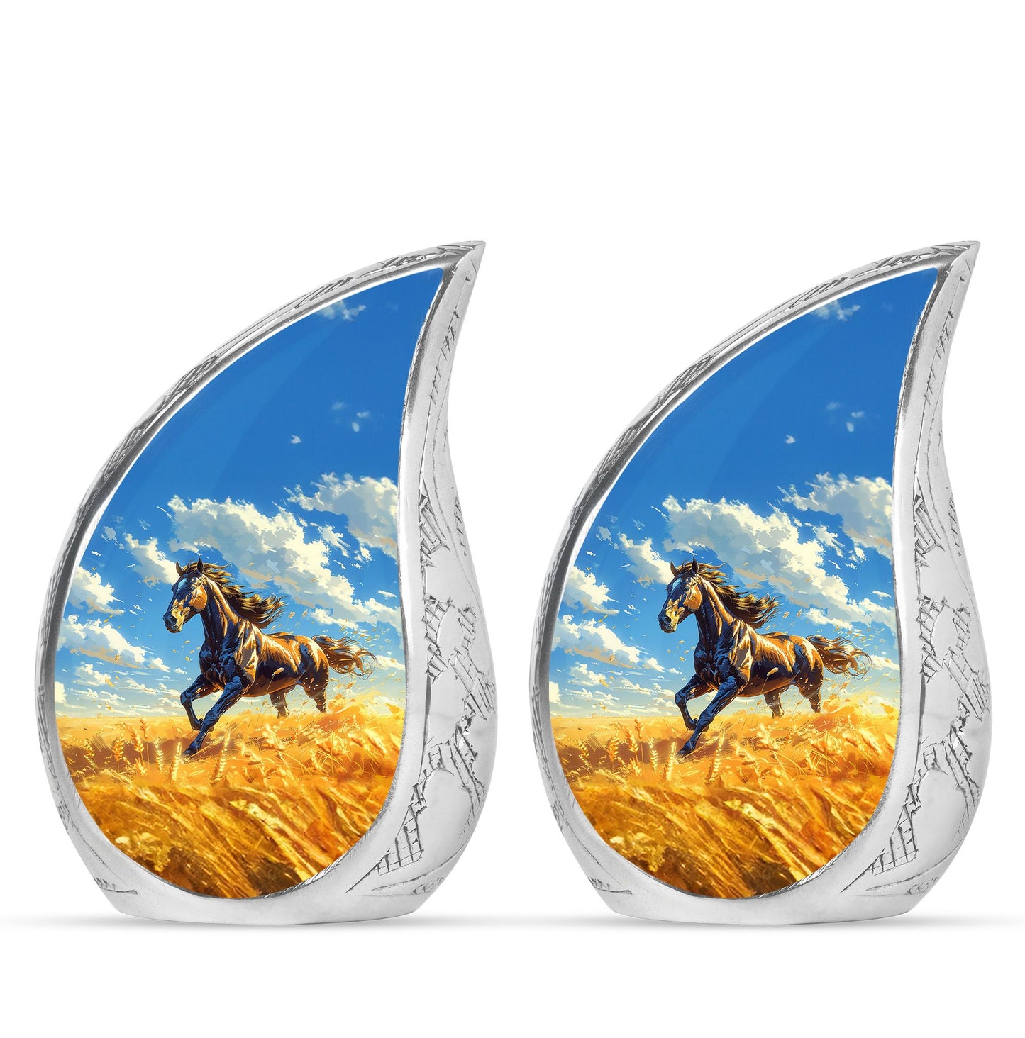 Horse Theme 3 Inch Keepsake Pack of 2