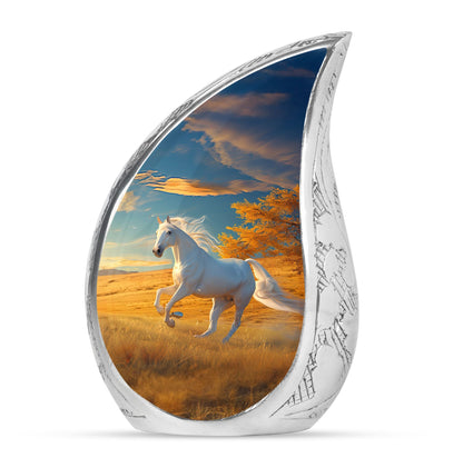 Horse Theme Large Urn 10 Inch