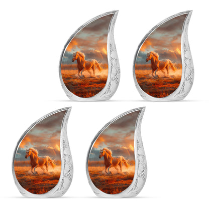 Horse Theme 3 Inch Keepsake Pack of 4