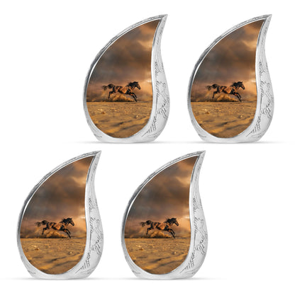 Horse Theme 3 Inch Keepsake Pack of 4
