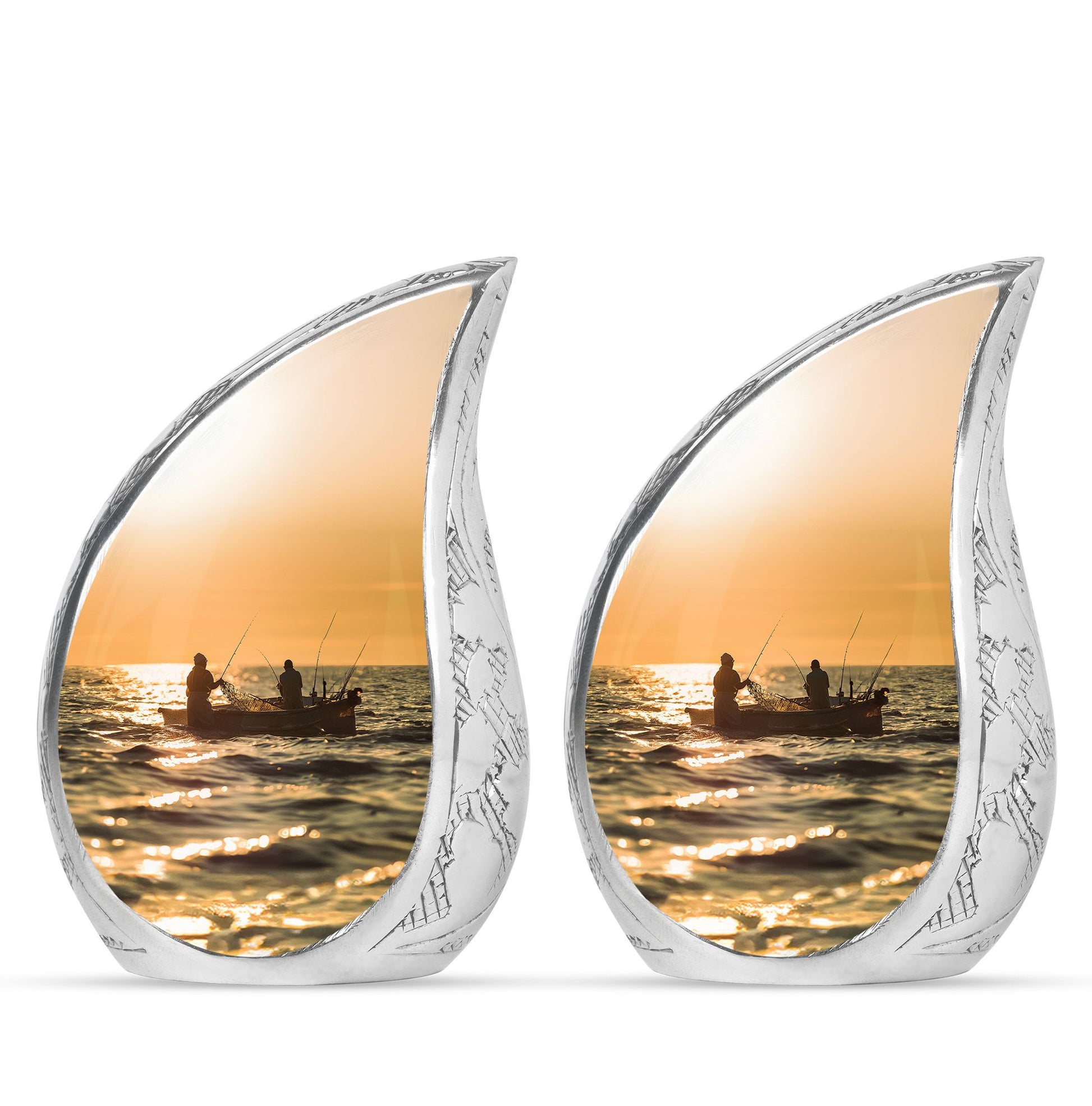 Fishing Theme 3 Inch Keepsake Pack of 2