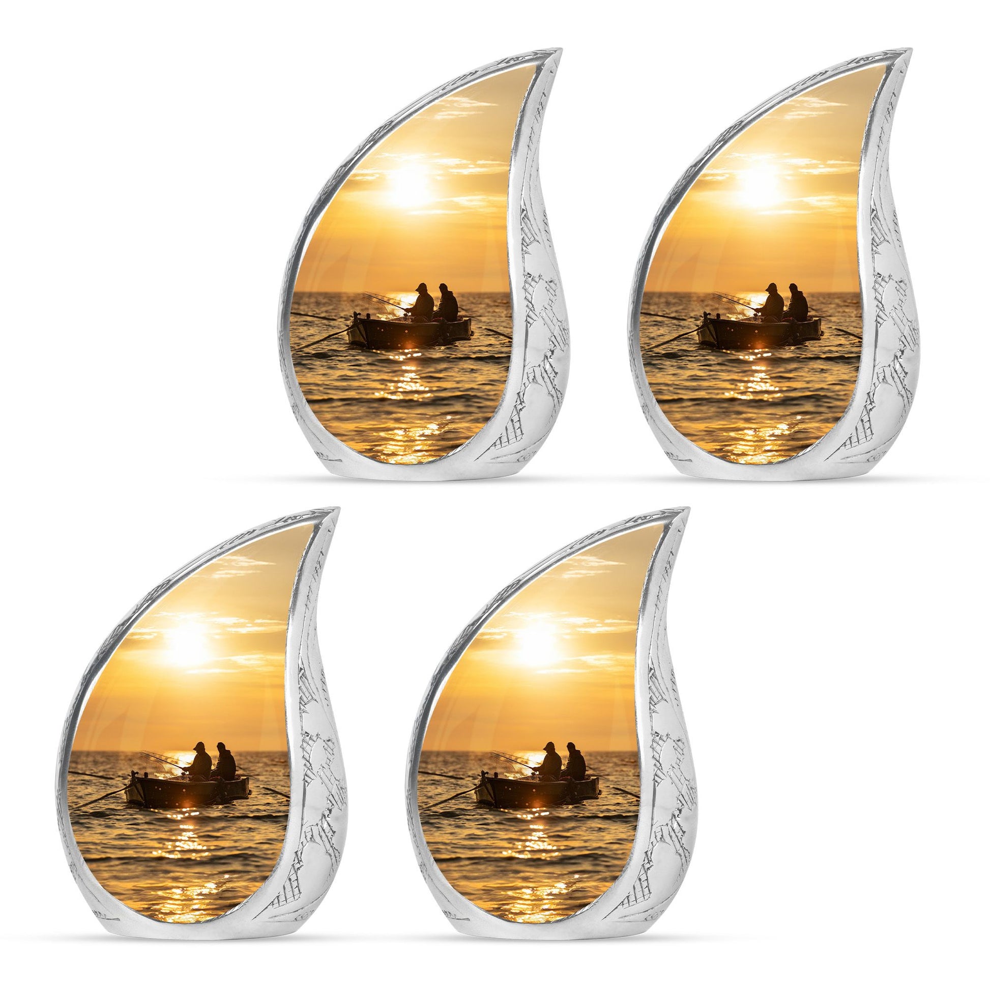 Fishing Theme 3 Inch Keepsake Pack of 4