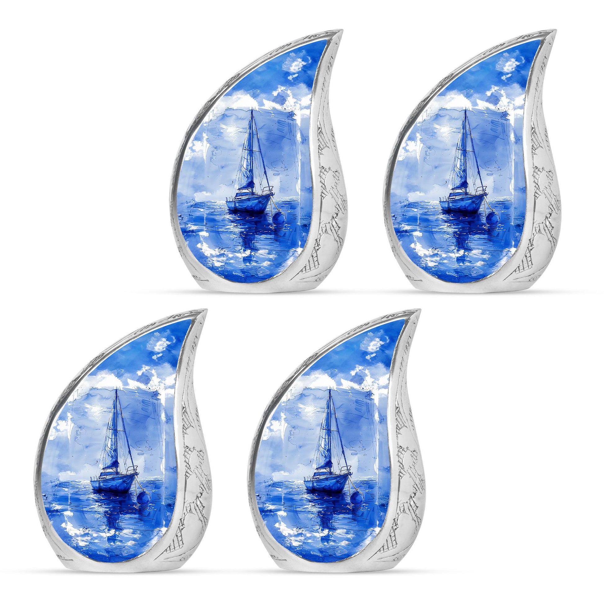 Fishing Theme 3 Inch Keepsake Pack of 4