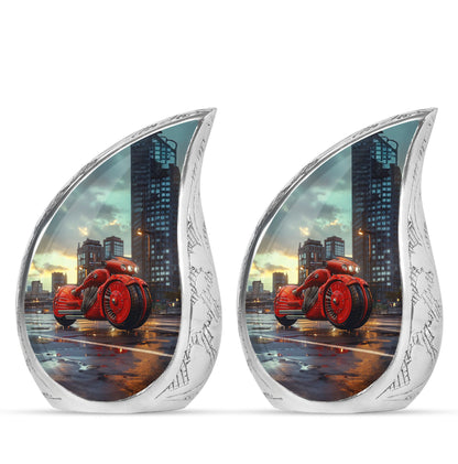 Motorcycle Theme 3 Inch Keepsake Pack of 2