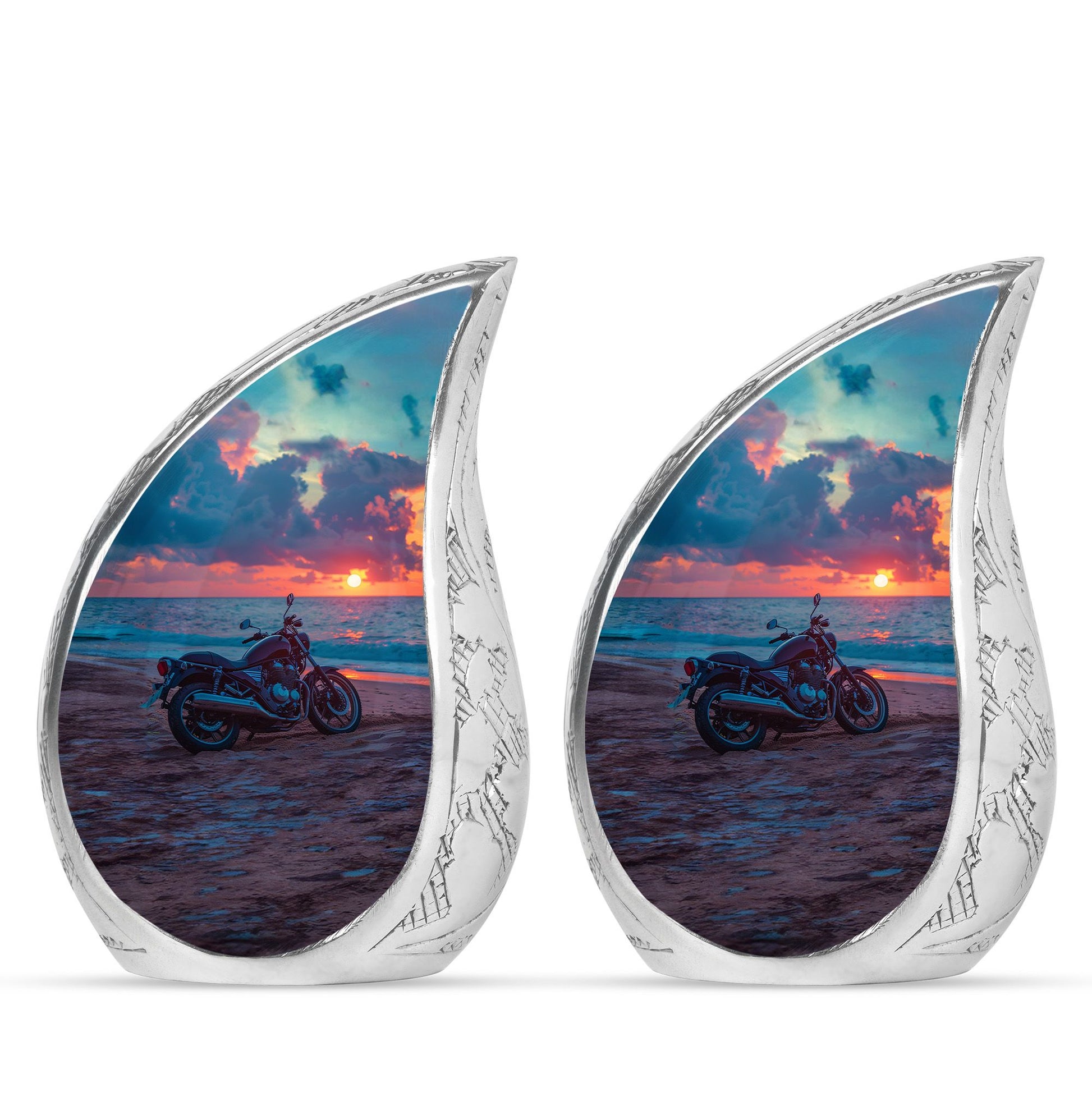 Motorcycle Theme 3 Inch Keepsake Pack of 2