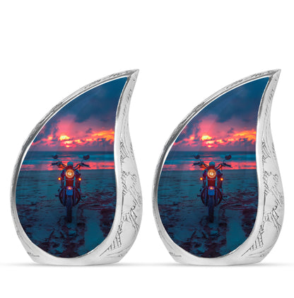 Motorcycle Theme 3 Inch Keepsake Pack of 2