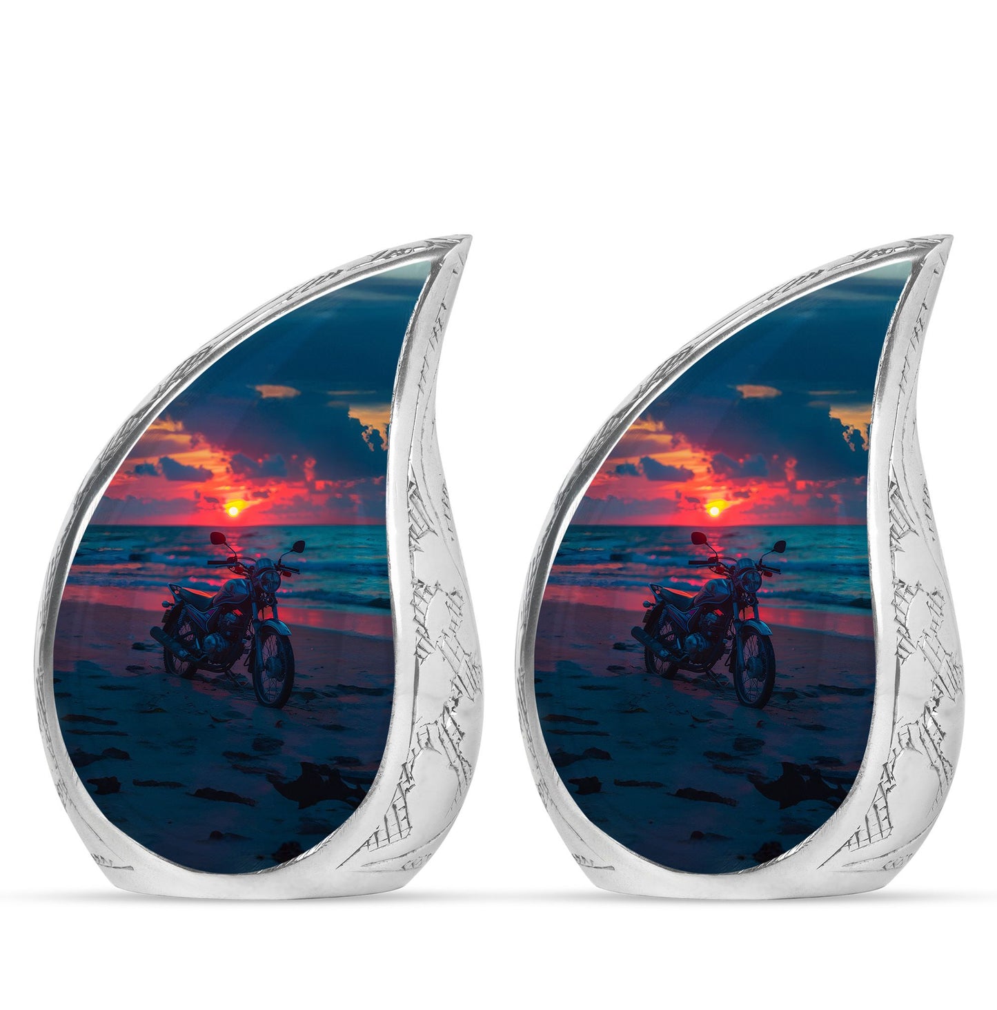 Motorcycle Theme 3 Inch Keepsake Pack of 2