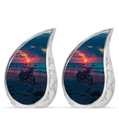 Motorcycle Theme 3 Inch Keepsake Pack of 2