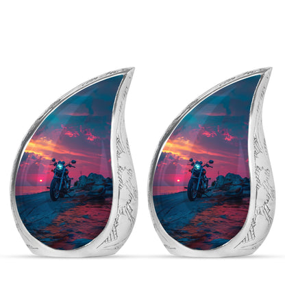 Motorcycle Theme 3 Inch Keepsake Pack of 2
