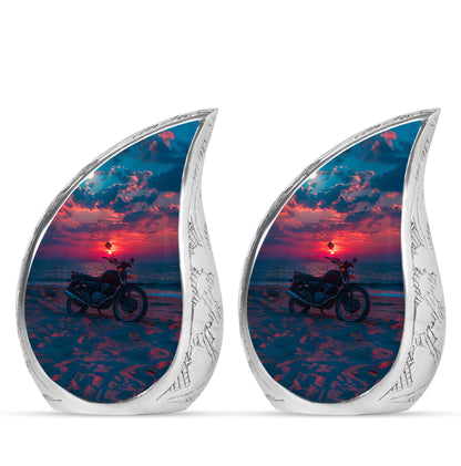 Motorcycle Theme 3 Inch Keepsake Pack of 2